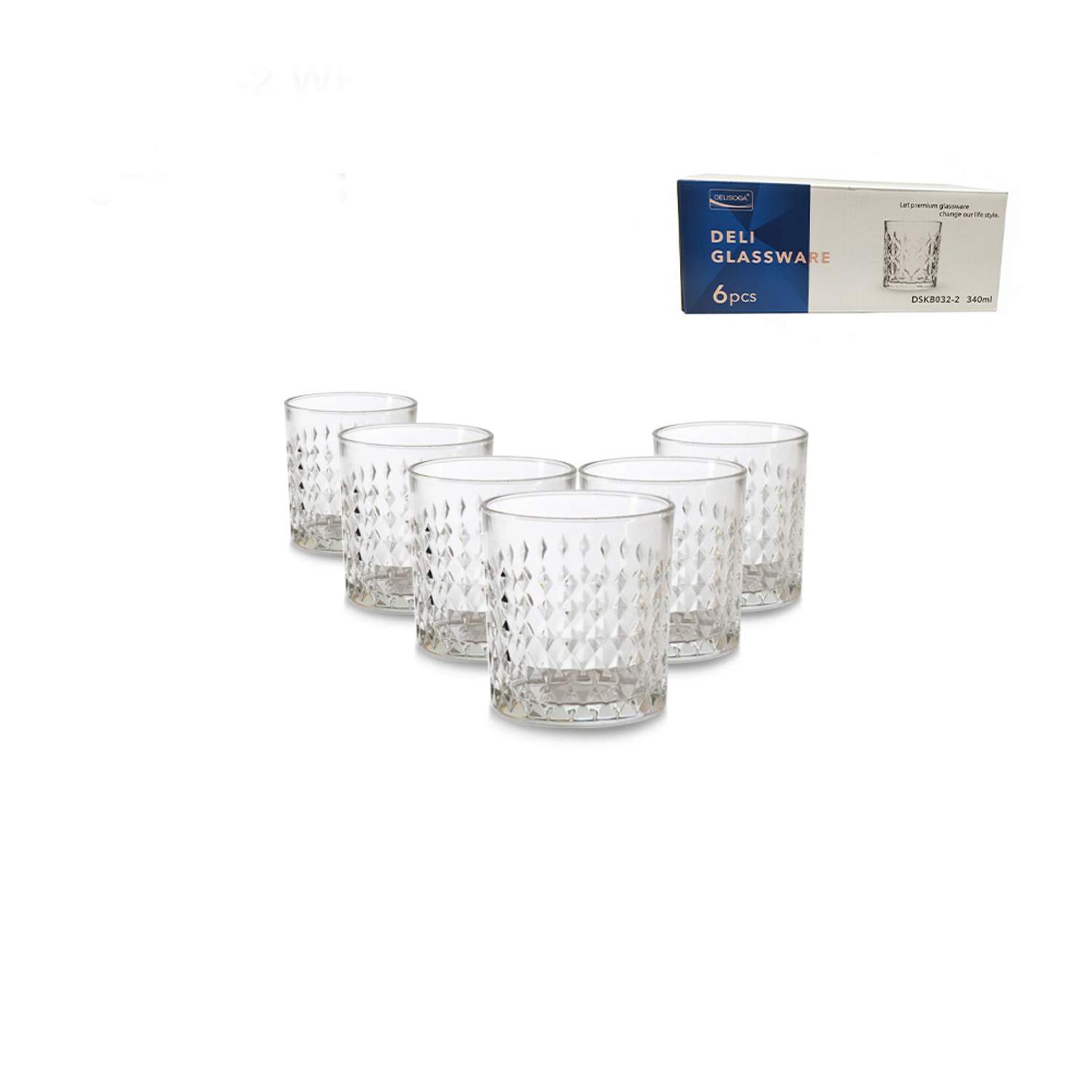 KB032-2 WHISKY GLASS 300ML(KB0328) 