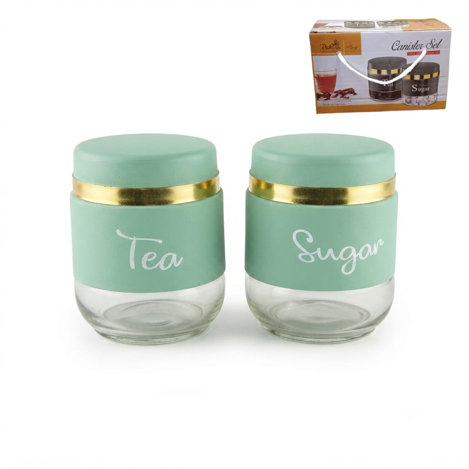 CANISTER SAMLL  2PCS STORAGE JAR ( RC001)