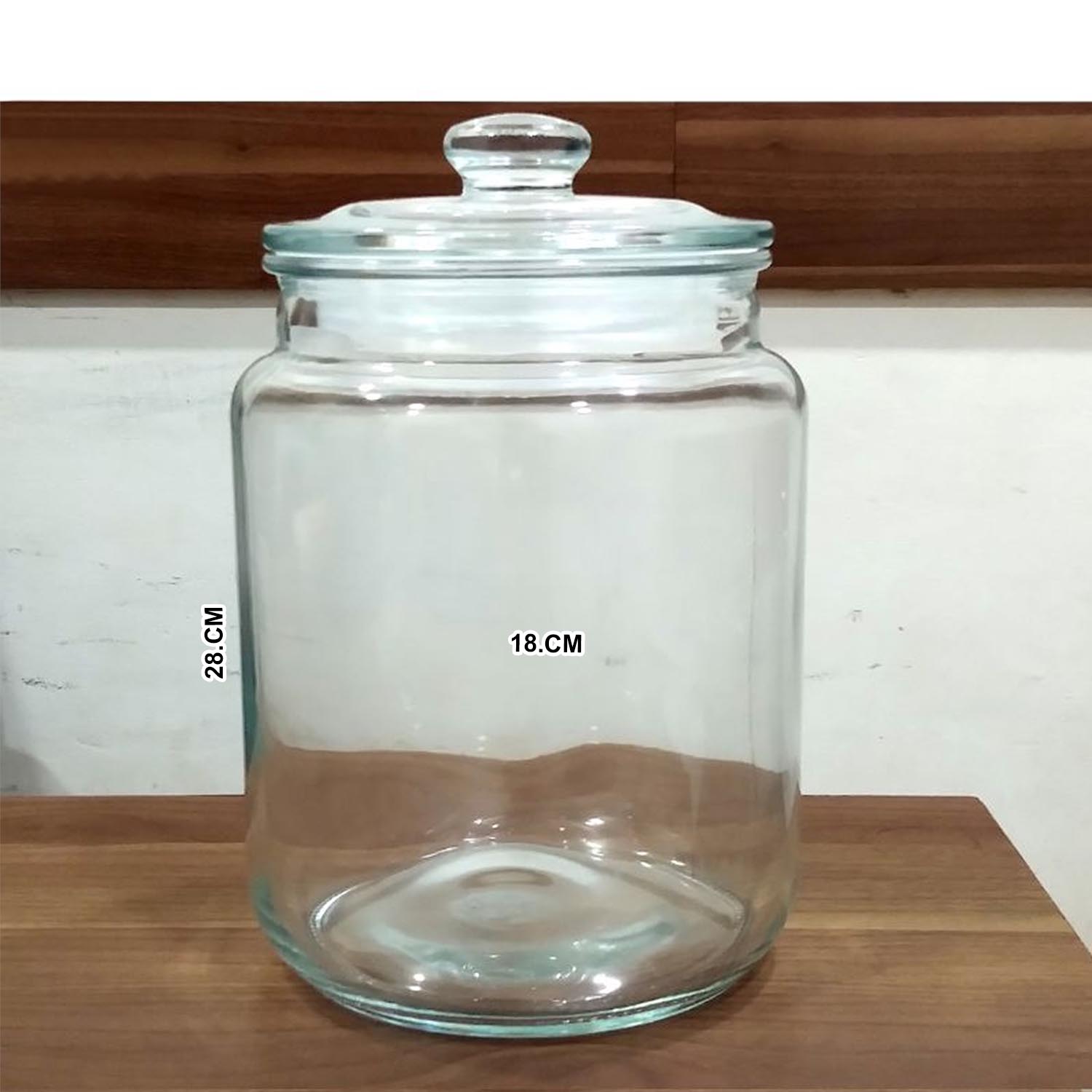 JAR RC R5.5 ROUND GLASS JAR 5.5LTR/6t(JARRC5)