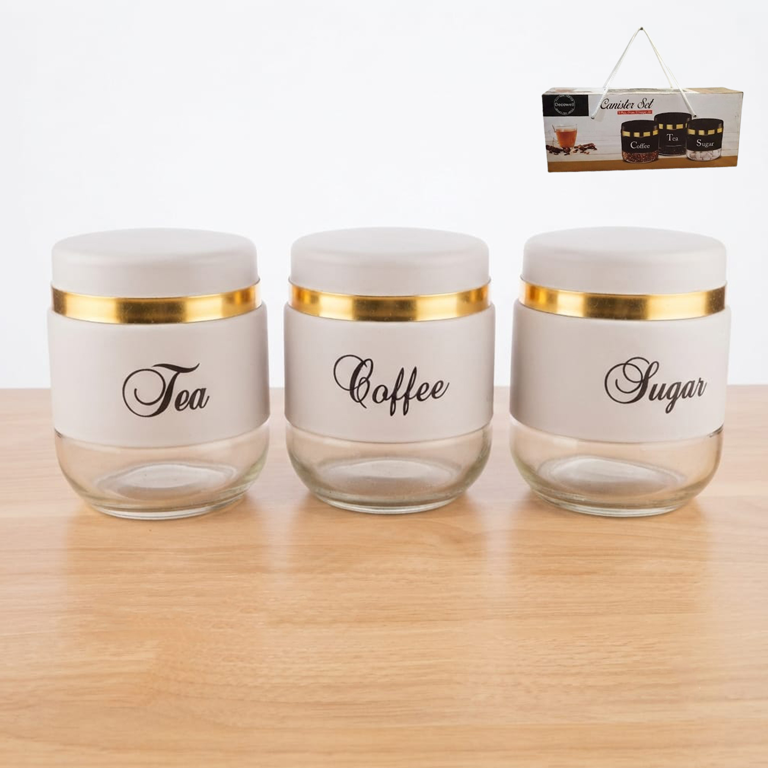 CANISTER SAMLL 3PCS STORAGE JAR ( RC002)