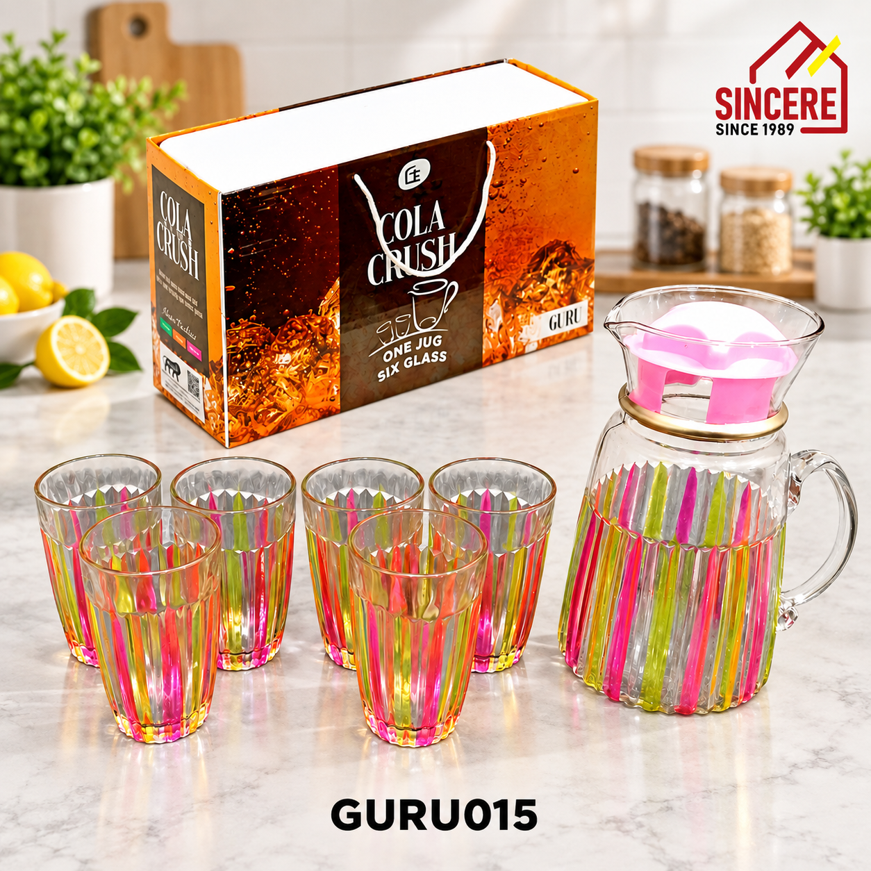 COLA CRUSH  TAHLAKA DECO  7PCSL/S/8 (GURU015)
