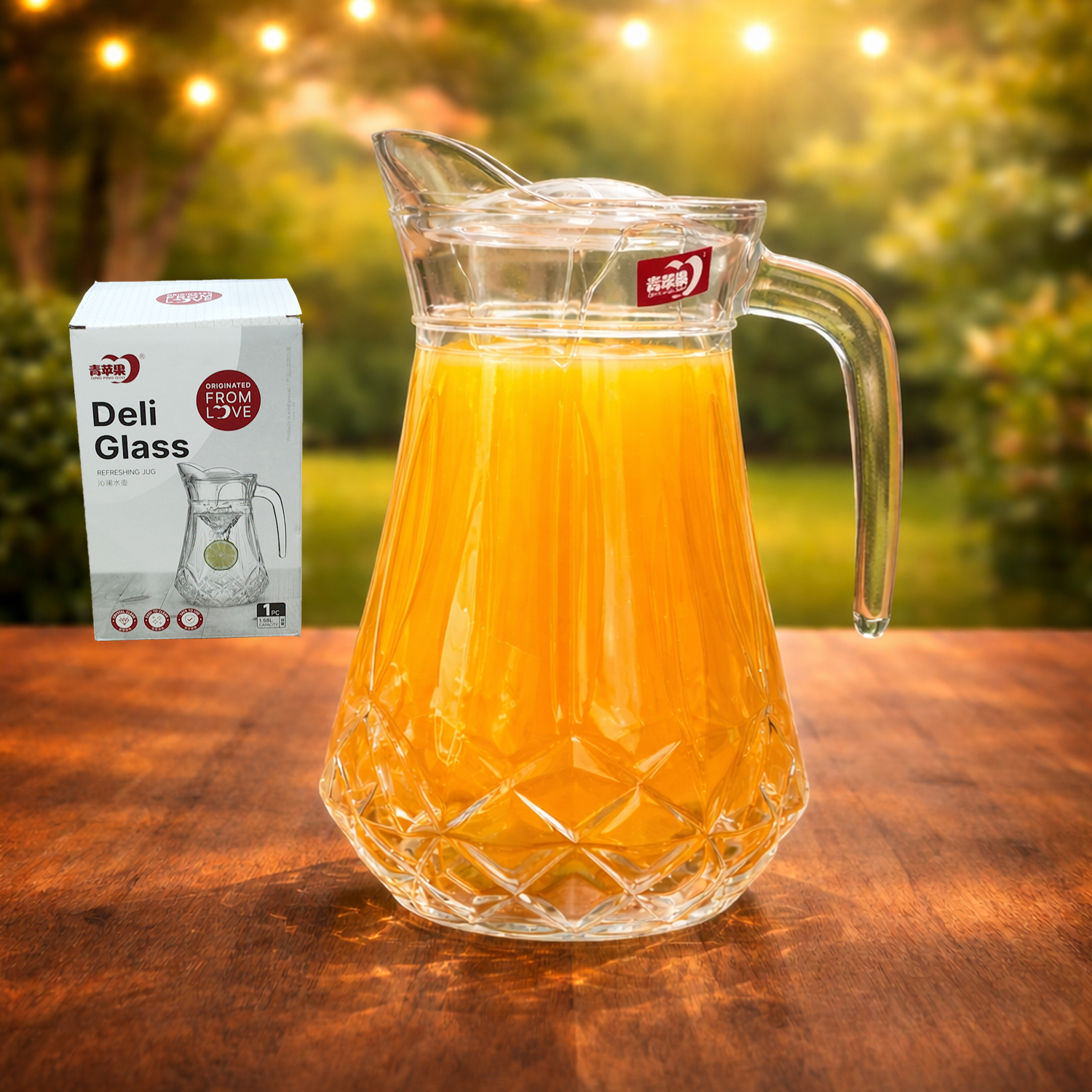 EH1002-1D GLASS JUG 1.5 LTR/12 (EH10021D)